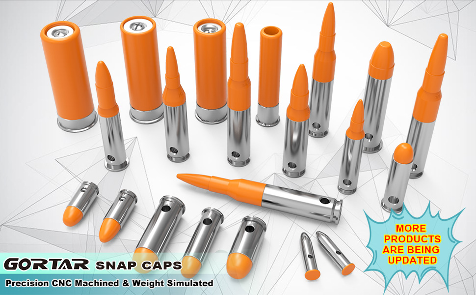 Amazon.com : GORTAR 6.5 mm Creedmoor Snap Caps Training Dummy